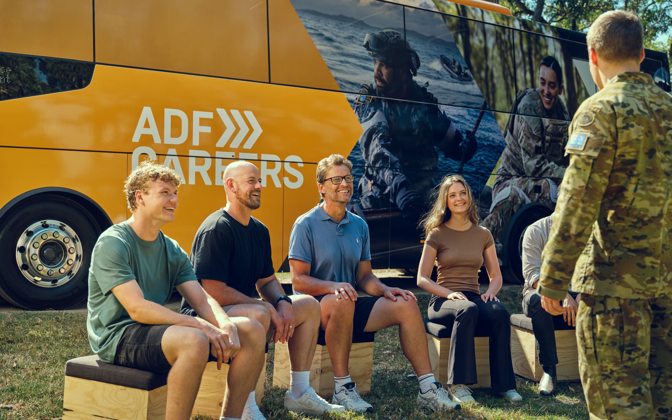 People interested in ADF Careers get more information.